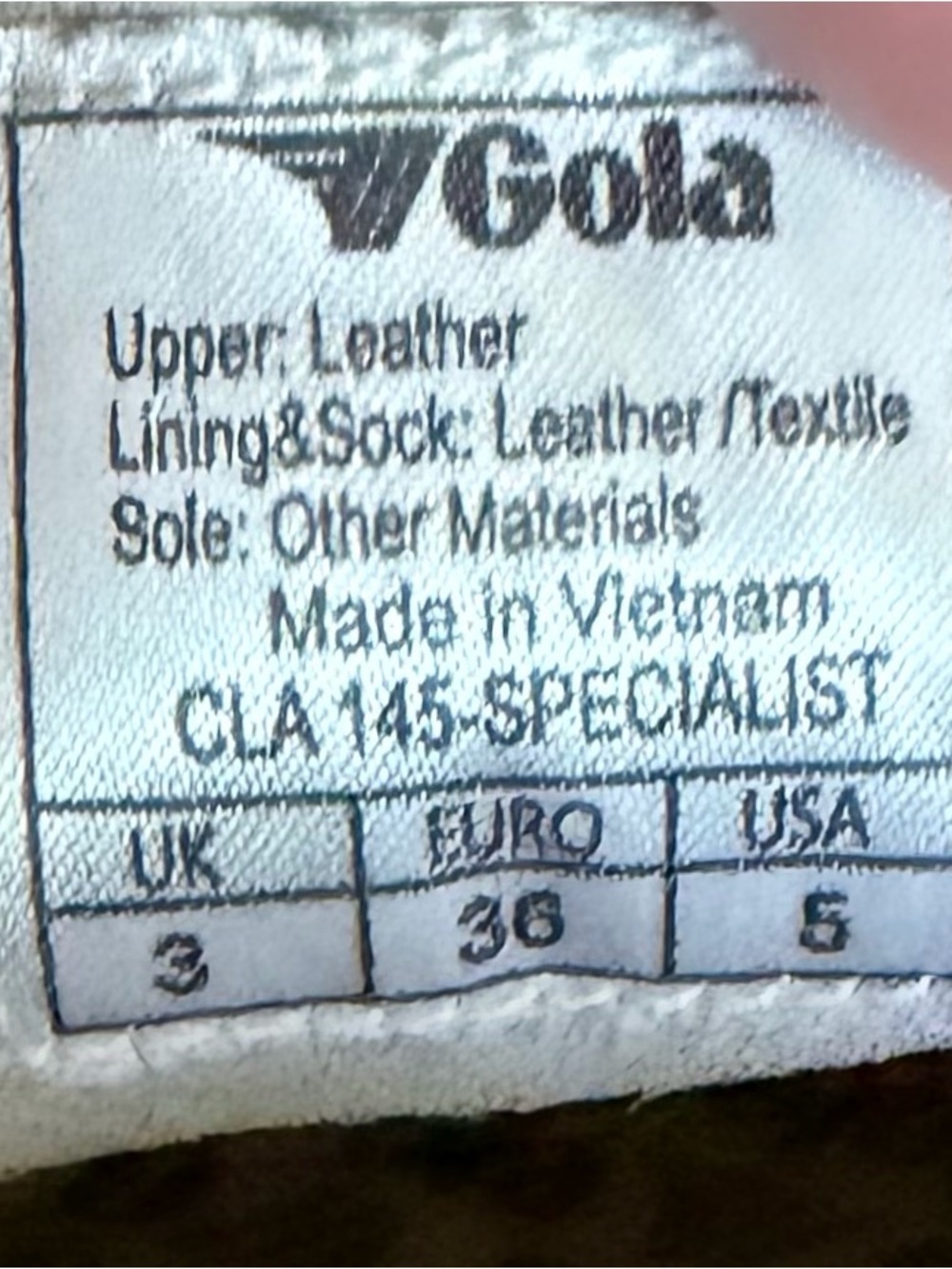 Gola Sneakers Sz 5 - Picture 2 of 6